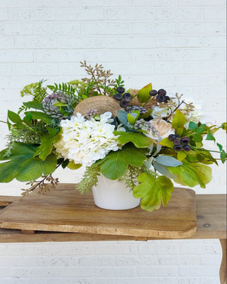 Hydrangea & Fig Arrangement