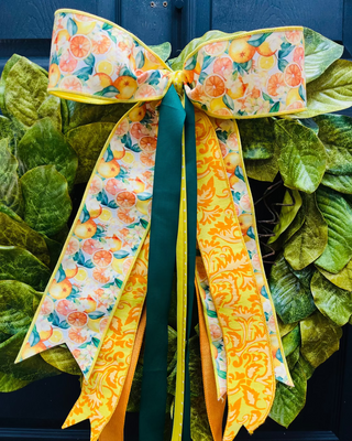 Orange Blossom Bow
