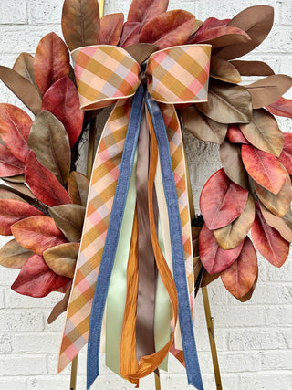 Cozy Harvest Fall Bow
