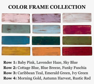 8x10 White Wash Wood Frame