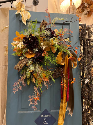 Harvest In Bloom Wreath