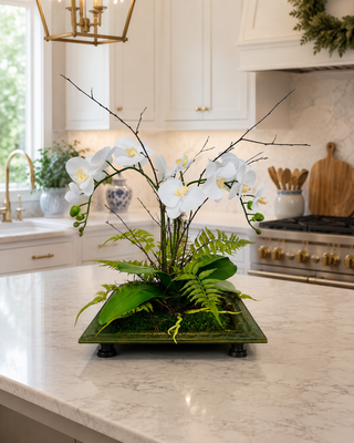 Bamboo Orchid Arrangement
