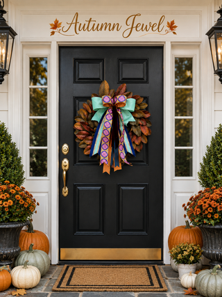 Autumn Jewel Fall Bow