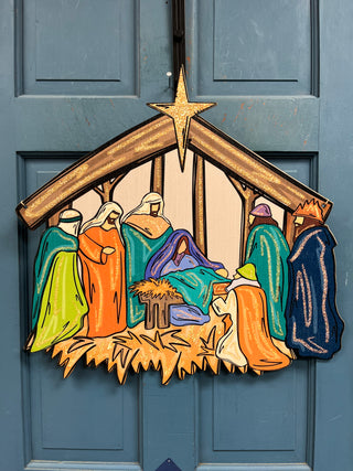Nativity Door Hanger