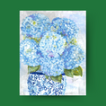 Load image into Gallery viewer, Jill McMahon Blue Hydrangea
