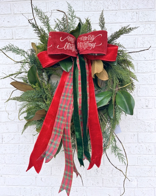 Christmas Bow and Wreath Making Workshops - Sat. July 18th, 11am & 1pm
