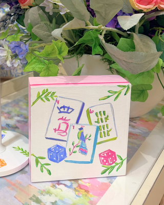 Mahjong Block Painting Workshop - Thu. July 30th, 5pm