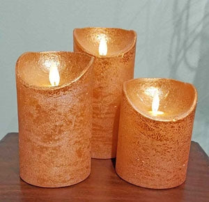 LED Candle Set Pillar 4/5/6"