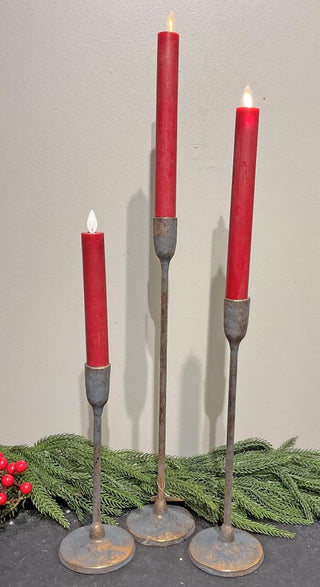 Distressed Gold Taper Holder