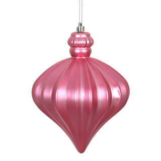 6" Mauve Onion Ornament
