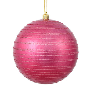 6" Mauve Ornament