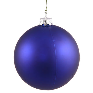 Large Cobalt Blue Matte Ornament