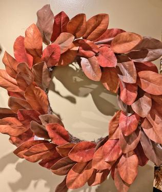 Fall Magnolia Wreath