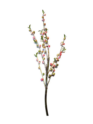 Pink Green Berry Spray 24"