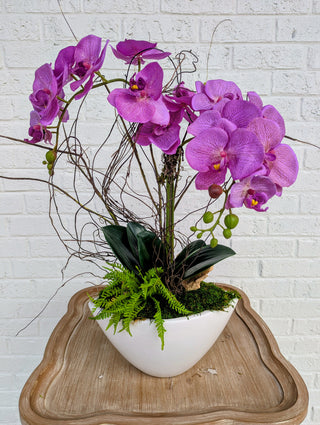 Violet Crush Orchid Arrangement