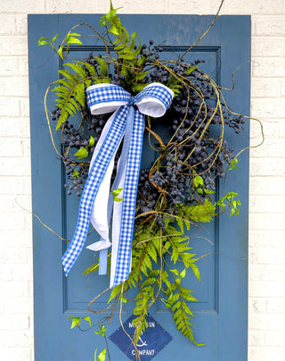 Botanical Blueberry Wreath