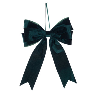 15x11" Emerald Velvet Bow