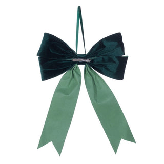 15x11" Emerald Velvet Bow