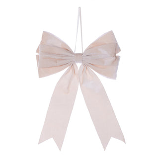 15x11" Champagne Velvet Bow