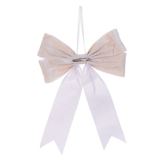 15x11" Champagne Velvet Bow