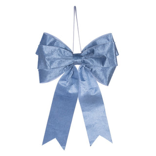 15x11" Blue Velvet Bow