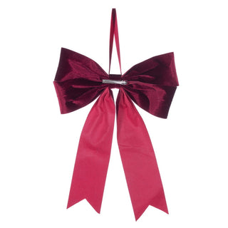 15x11" Burgundy Velvet Bow