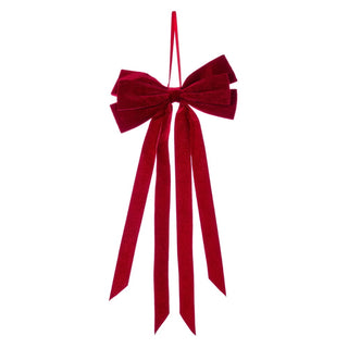 17x8" Red Velvet Bow