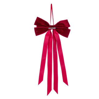 17x8" Red Velvet Bow