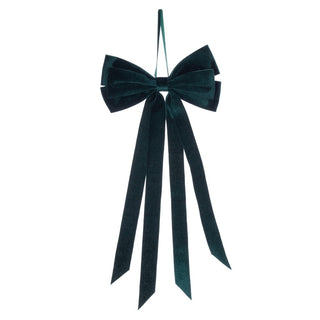 17x8" Emerald Velvet Bow