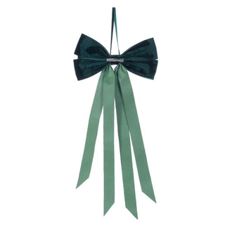 17x8" Emerald Velvet Bow