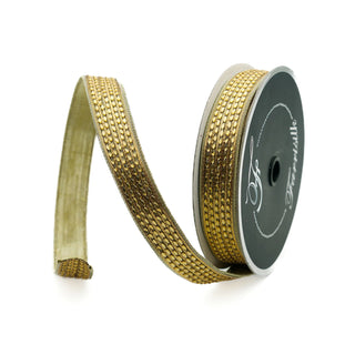 Queen Vic Orn ribbon Gold