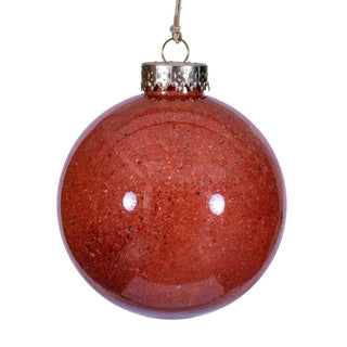 4" Rustic Orange Ornament