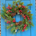 Load image into Gallery viewer, Rusted Bells Wreath
