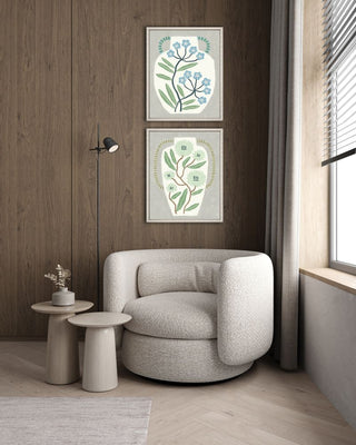 Wildflowers Porcelain II Art