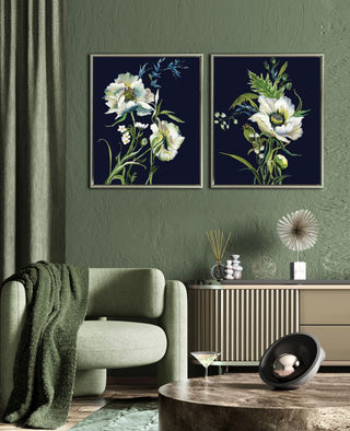 Moonlit Garden II Art 16x20