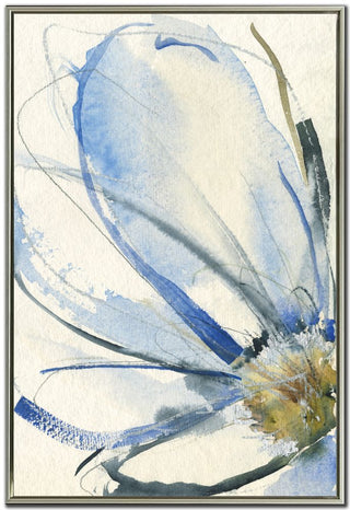 Cobalt and Paynes Petals I Art