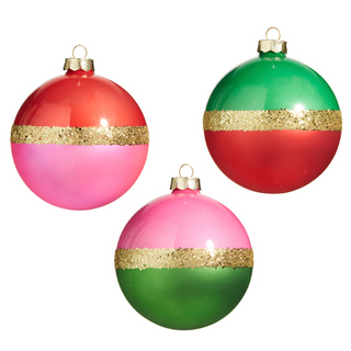 Dual Color Ball Ornament