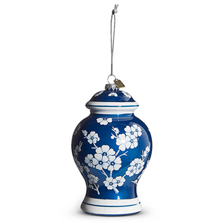 Blue Ginger Jar Ornament