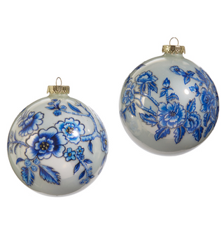 Blue Floral Ornament