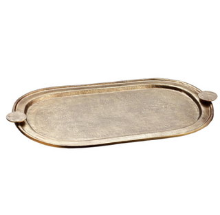 Gold Oval Tray