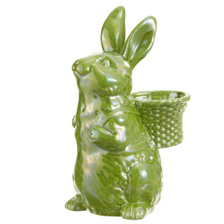 Green Bunny Planter