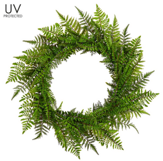 Mixed Fern Wreath