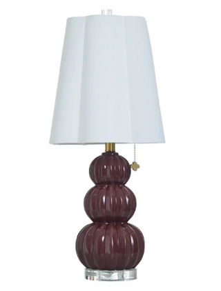 Burgandy Ophelia Table Lamp