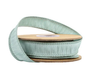 Seafoam Dupioni Ribbon 1"