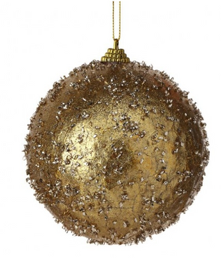 Gold Crackle Ornament