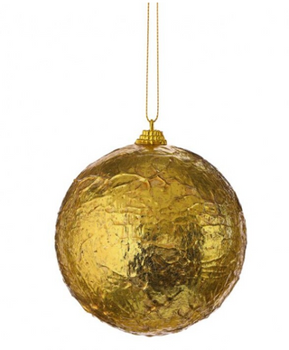 Gold Crinkle Ornament