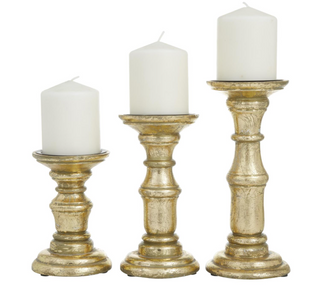Gold Mango Wood Pillar