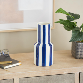 Blue Stripe Vase
