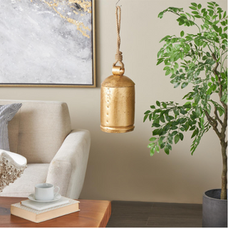Gold Hanging Bell 16"