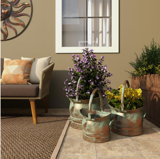 Copper Bucket Planter